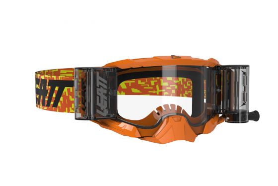 Leatt Goggle Velocity 5.5 Roll-Off Neon Orange Clear 83%