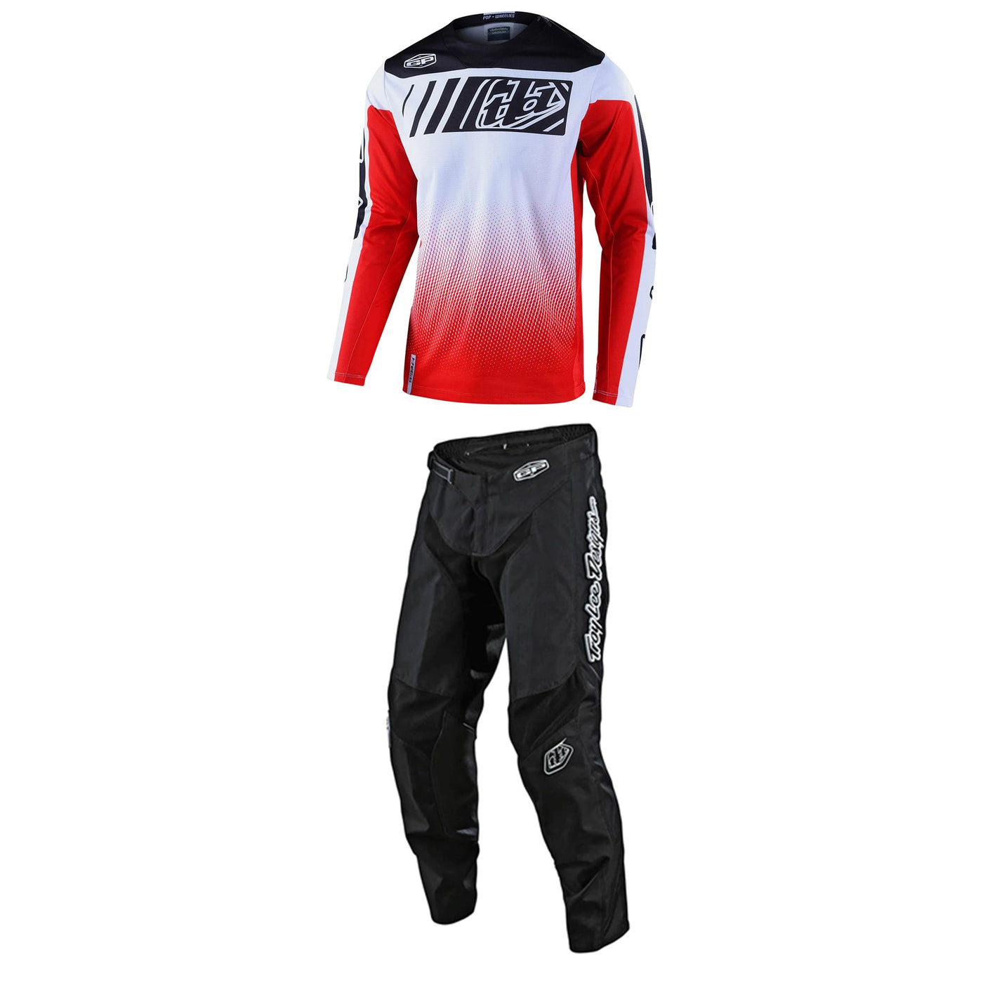 Troy Lee Designs JERSEY SET GP Icon Red + GP Air Pant Mono Black