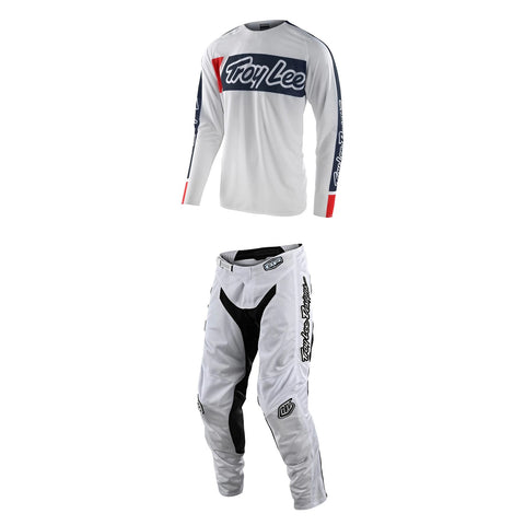 Troy Lee Designs JERSET SET Scout SE Pro Air Vox White + GP Air Pant Mono White