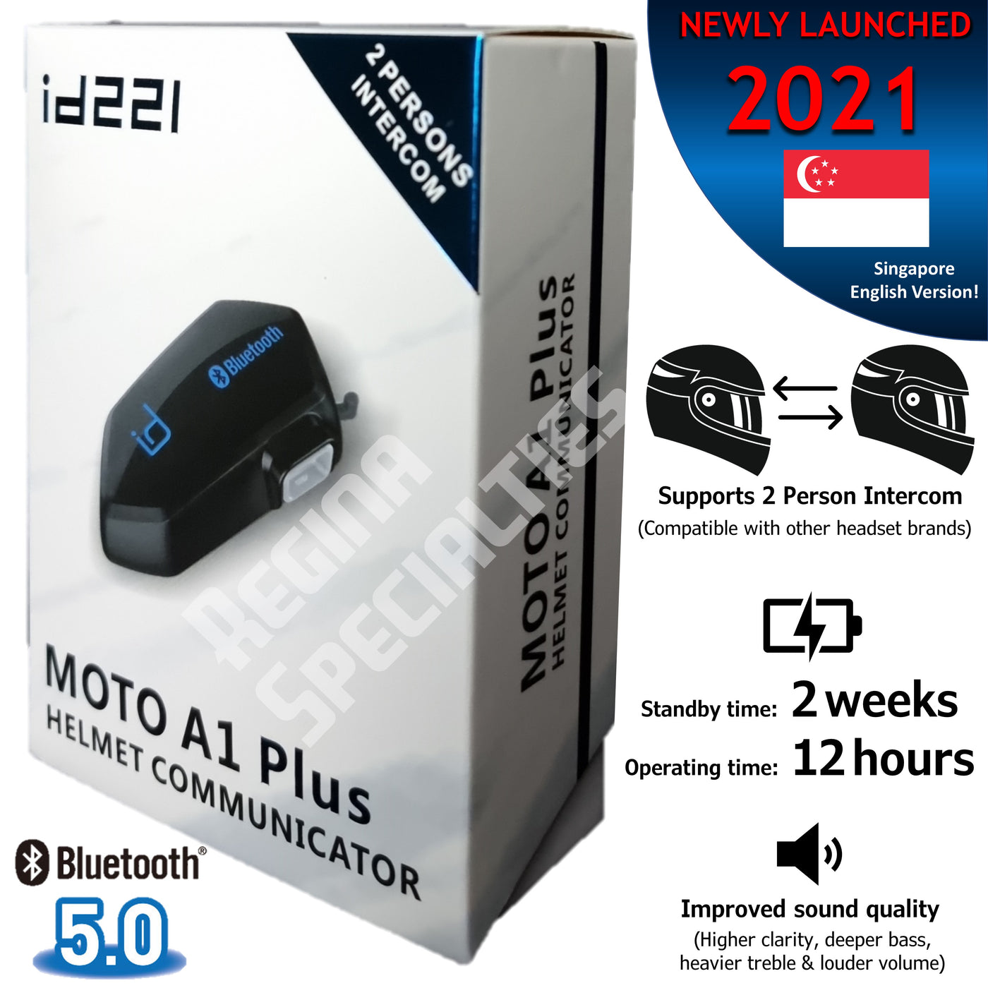 id221 Moto A1 Plus Bluetooth Headset