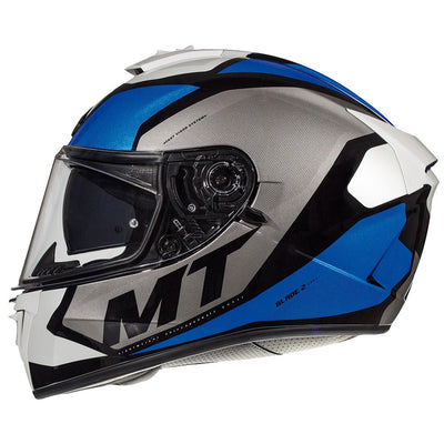 MT Helmets Blade 2 SV Trick C7 Gloss Pearl Blue Helmet