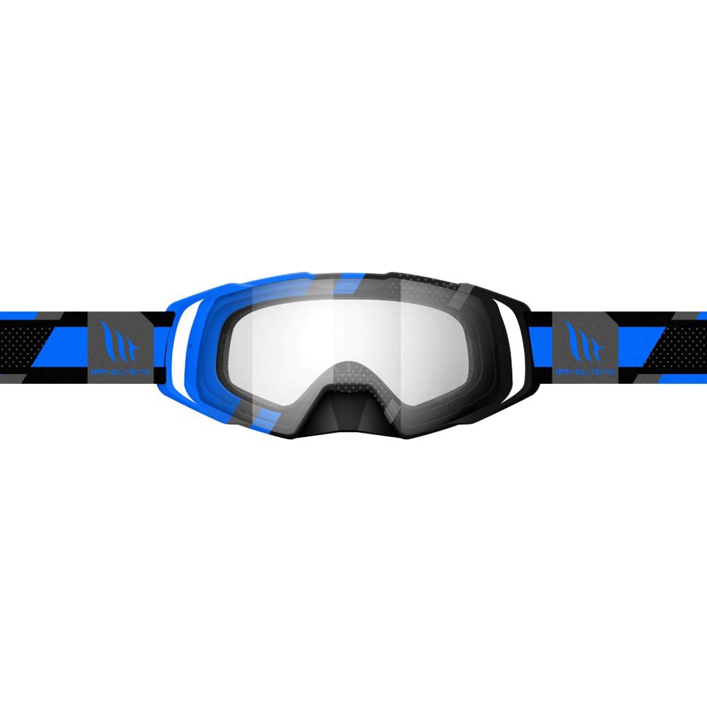 MT Helmets MX Evo Stripes Black/Blue Goggle