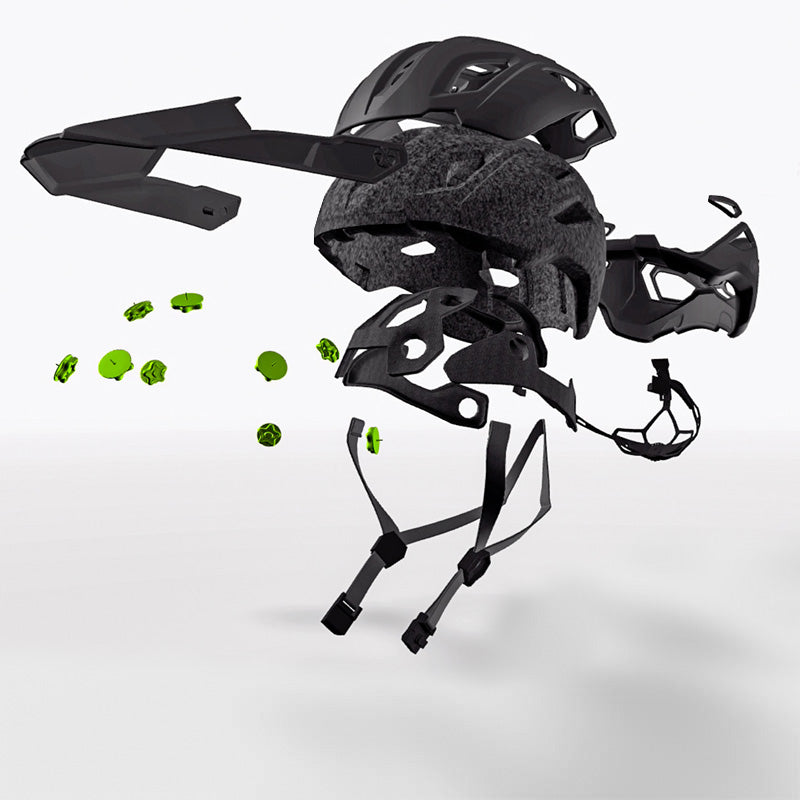 ONEAL PIKE IPX Helmet SOLID Black/Gray