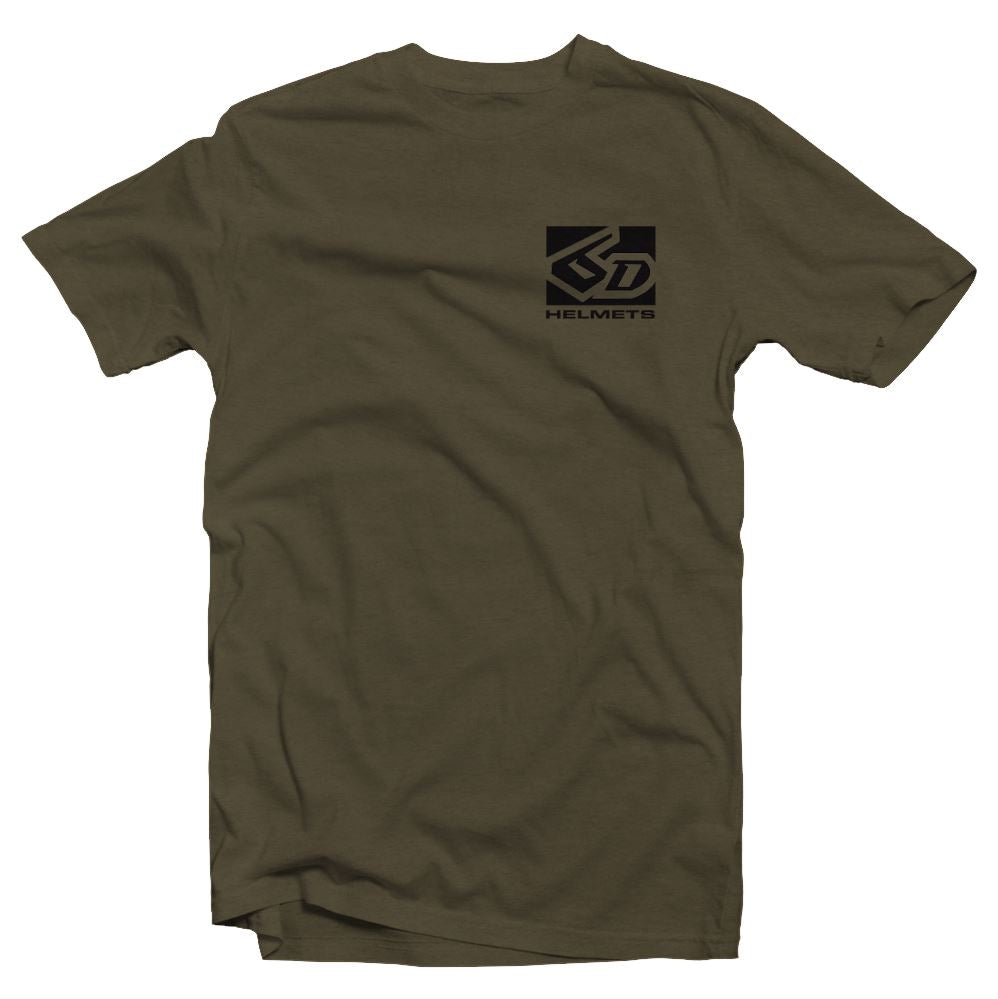 6D Helmets Box Tee Military Green