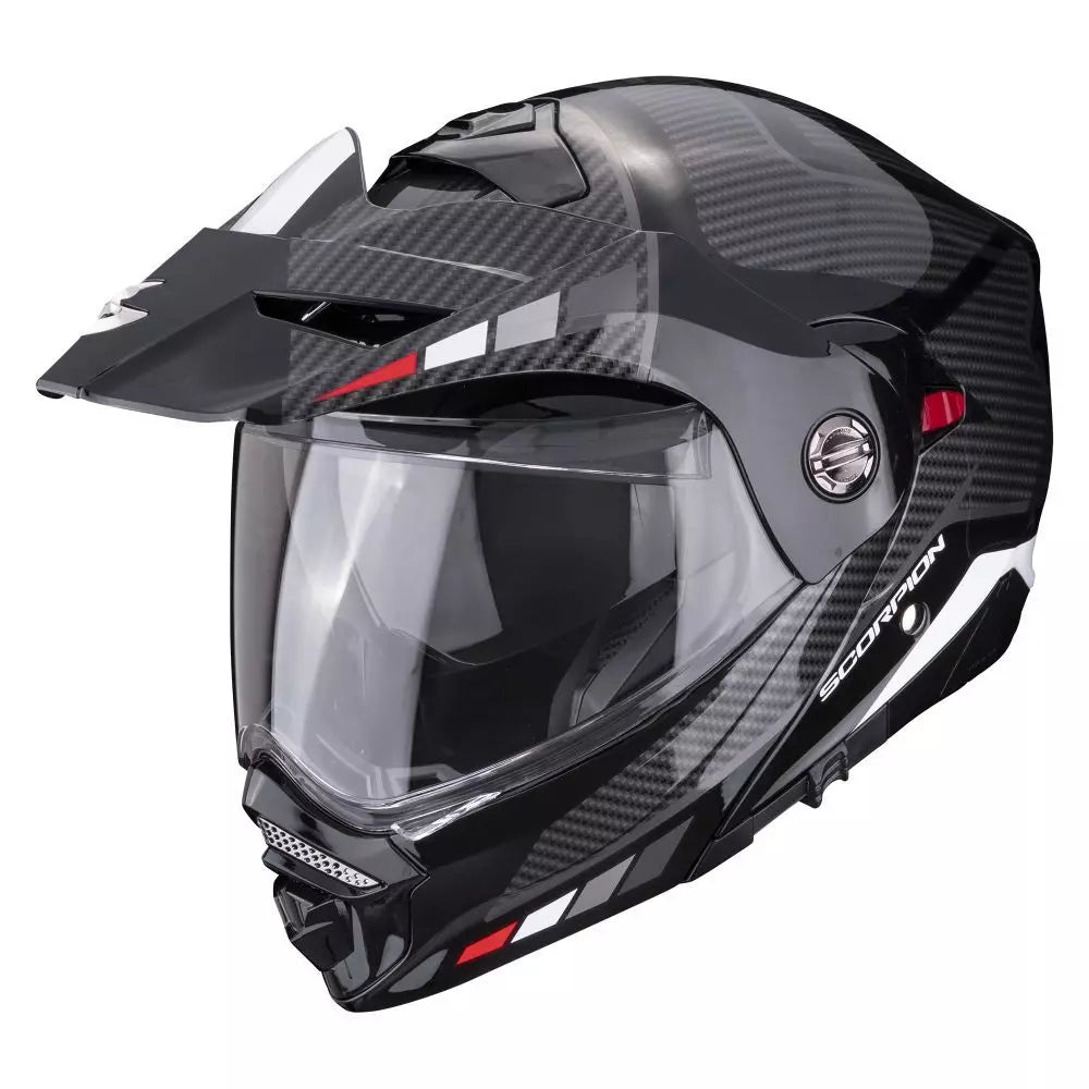 Scorpion ADX-2 Camino Black-Silver-Red Helmet