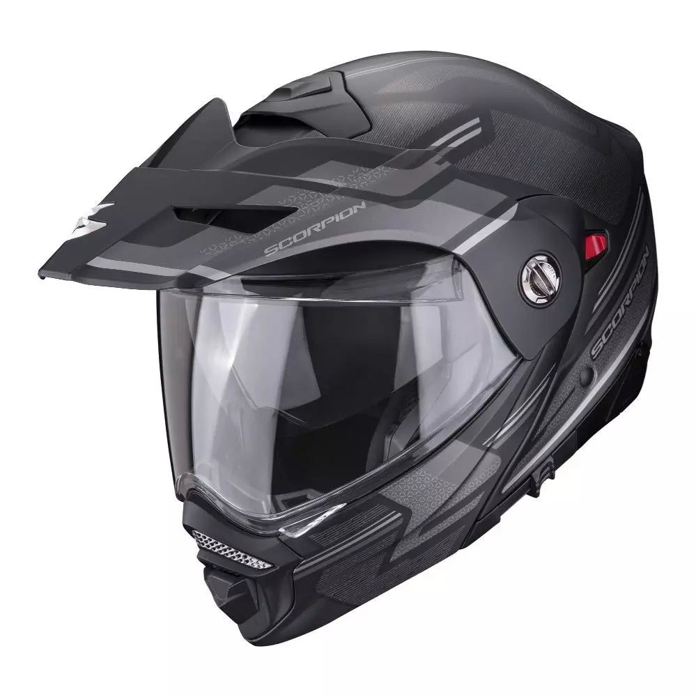 Scorpion ADX-2 Carrera Matt Black-Silver Helmet
