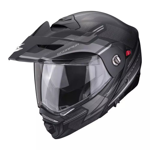 Scorpion ADX-2 Carrera Matt Black-Silver Helmet