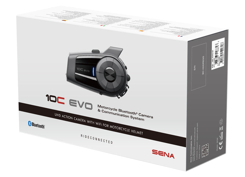 Sena 10C EVO Bluetooth Headset (w/ HD Speakers)