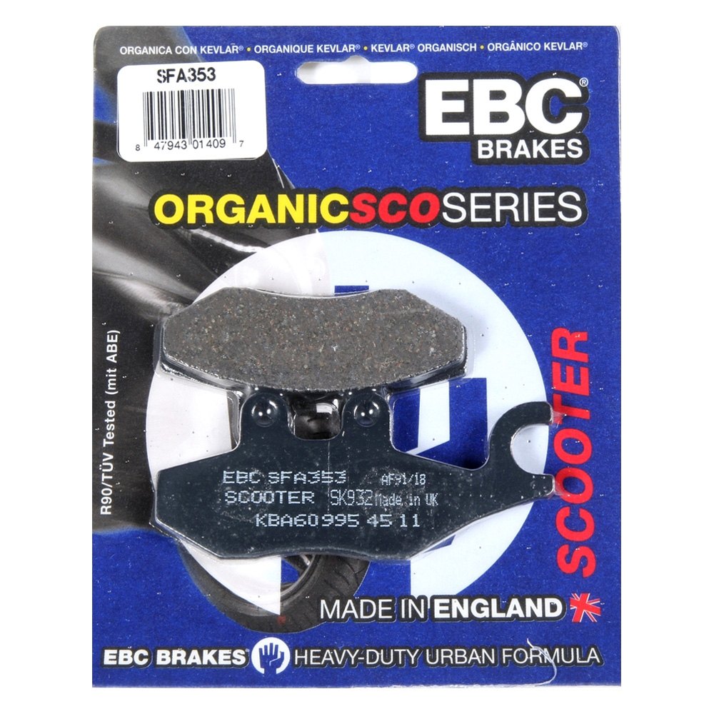 EBC Brakes SFA353 Scooter Organic Brake Pad Set