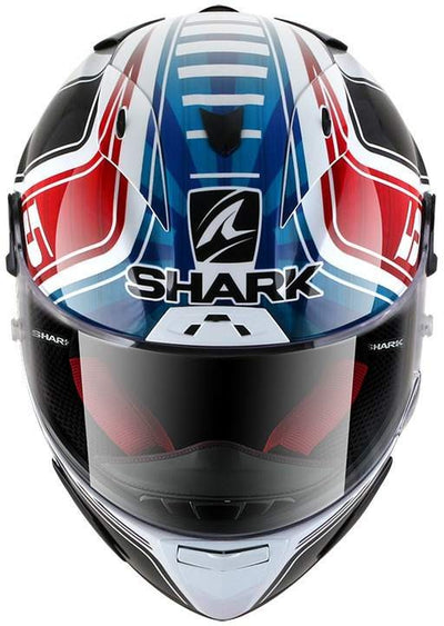Shark Race-R Pro Replica Zarco France White/Blue/Red Helmet (WBR)