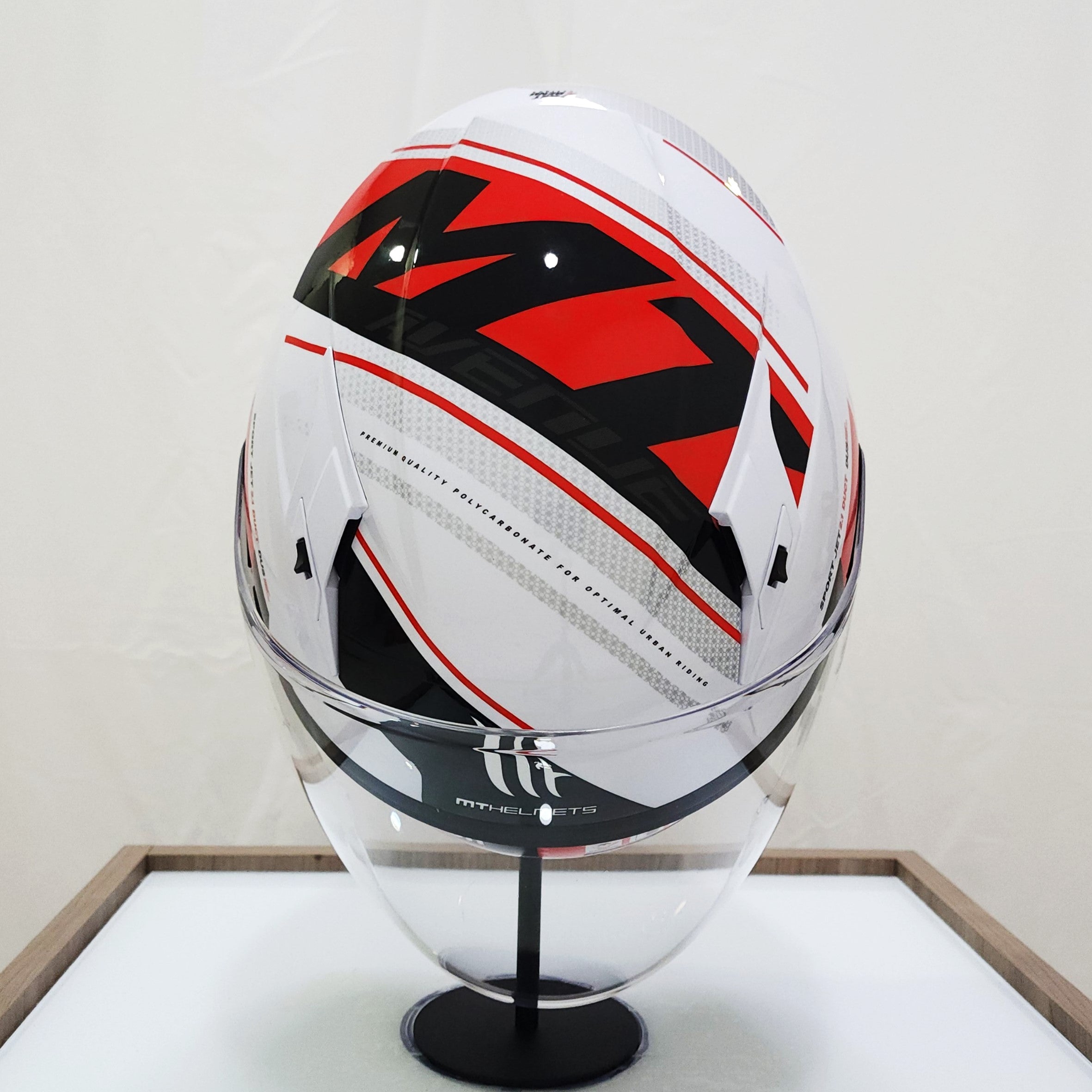 MT Helmets Avenue SV Sideway C5 Gloss Pearl Red Helmet