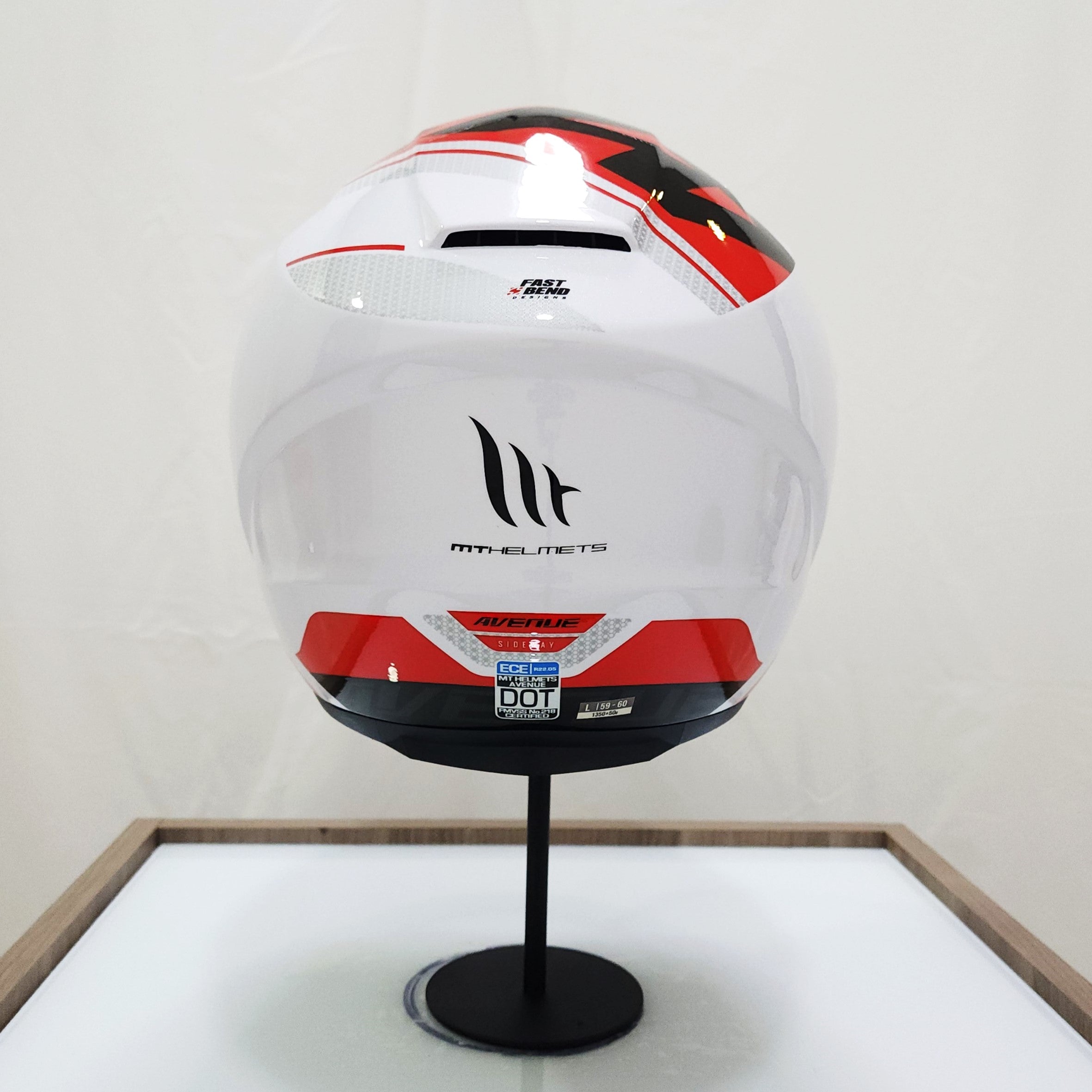 MT Helmets Avenue SV Sideway C5 Gloss Pearl Red Helmet