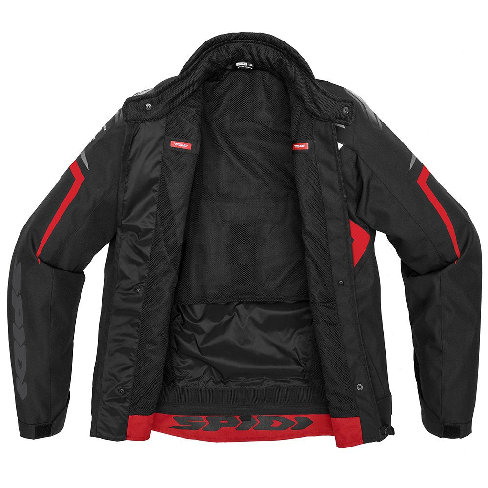 Spidi Sportmaster H2Out Black/ Red Jacket (21)