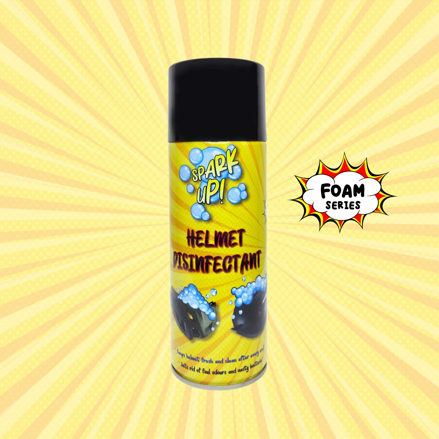 Spaark Up! Helmet Disinfectant Foam Spray 450ml (Buy 1 get 1 FREE