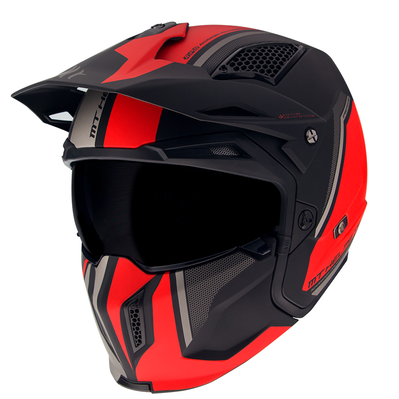 MT Helmets Streetfighter SV Twin C5 Matt Red Helmet