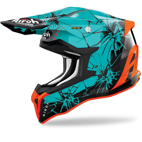 Airoh Strycker Crack Gloss Helmet