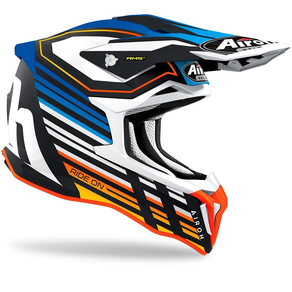 Airoh Strycker Shaded Blue Matt Helmet