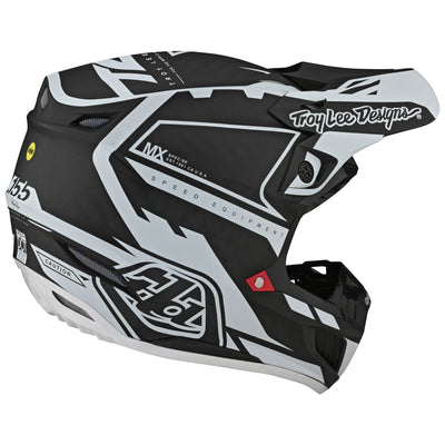 Troy Lee Designs SE5 Carbon Helmet W/MIPS MXSE Black / White