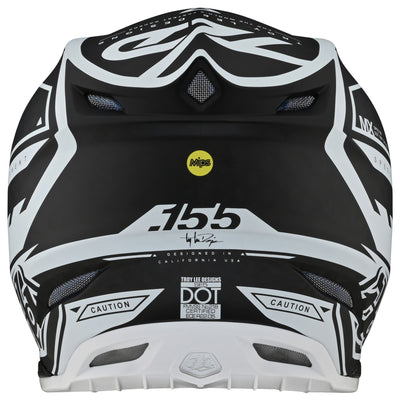 Troy Lee Designs SE5 Carbon Helmet W/MIPS MXSE Black / White