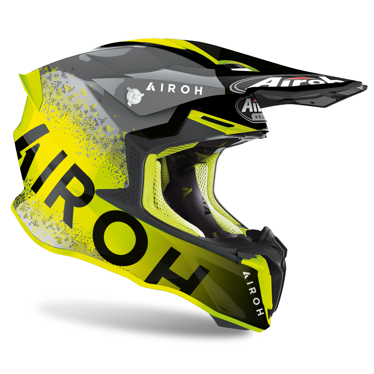 Airoh Twist 2.0 Bit Yellow Gloss Helmet