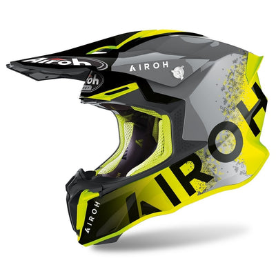 Airoh Twist 2.0 Bit Yellow Gloss Helmet