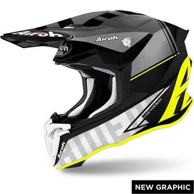 Airoh Twist 2.0 Tech Yellow Matt Helmet