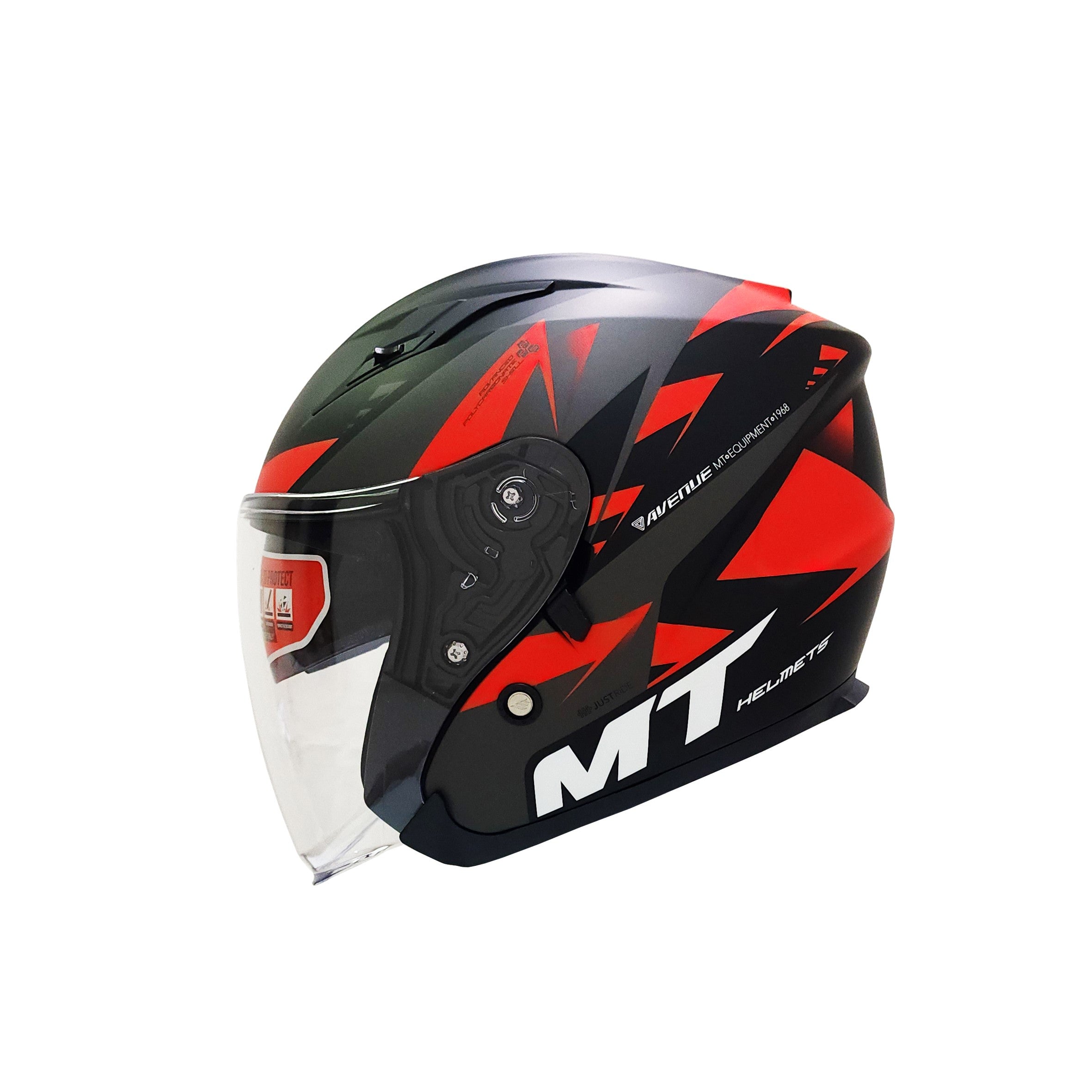 MT Helmets Avenue SV Urby B5 Matt Red Helmet