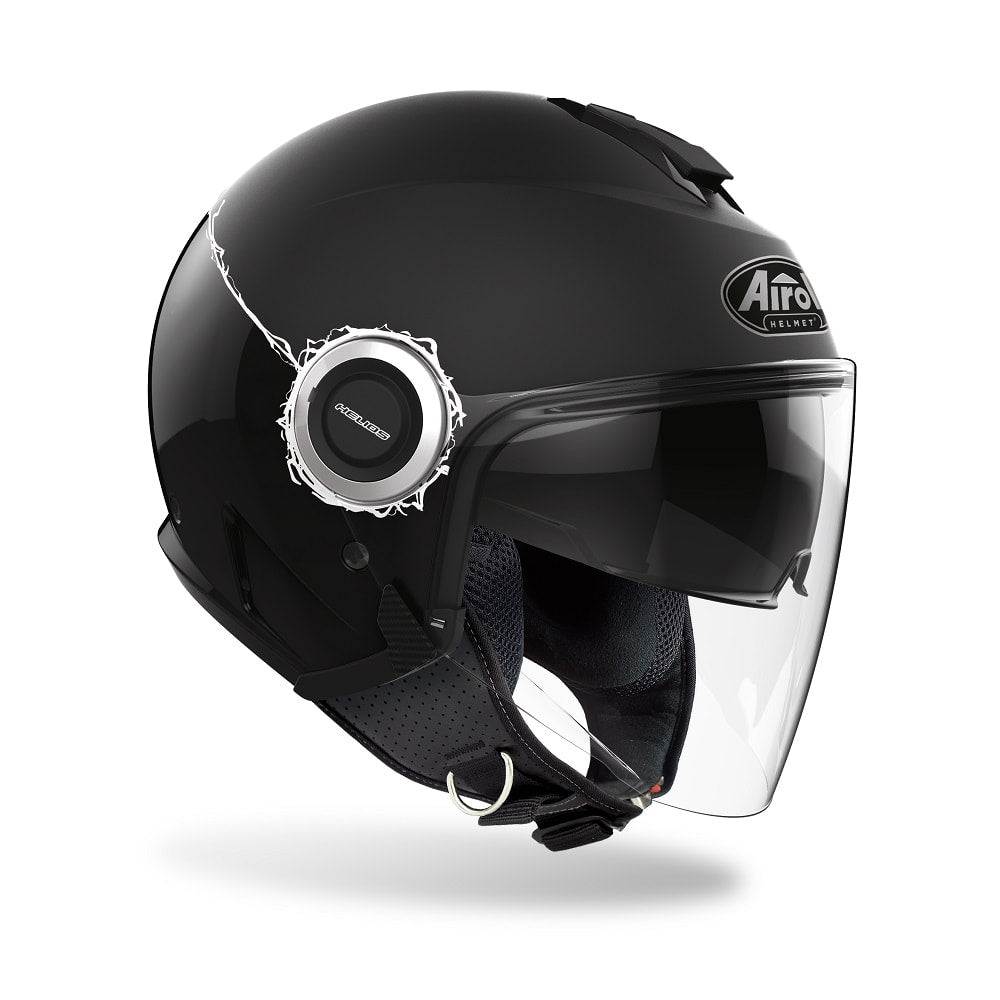 Airoh Helios Black Gloss/Matt Fluo Helmet